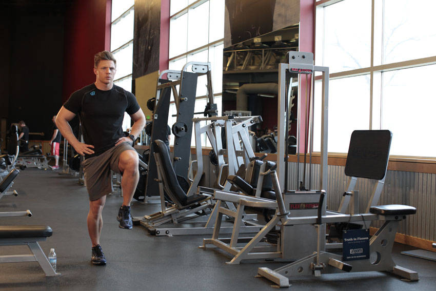 Walking Lunges - Start position