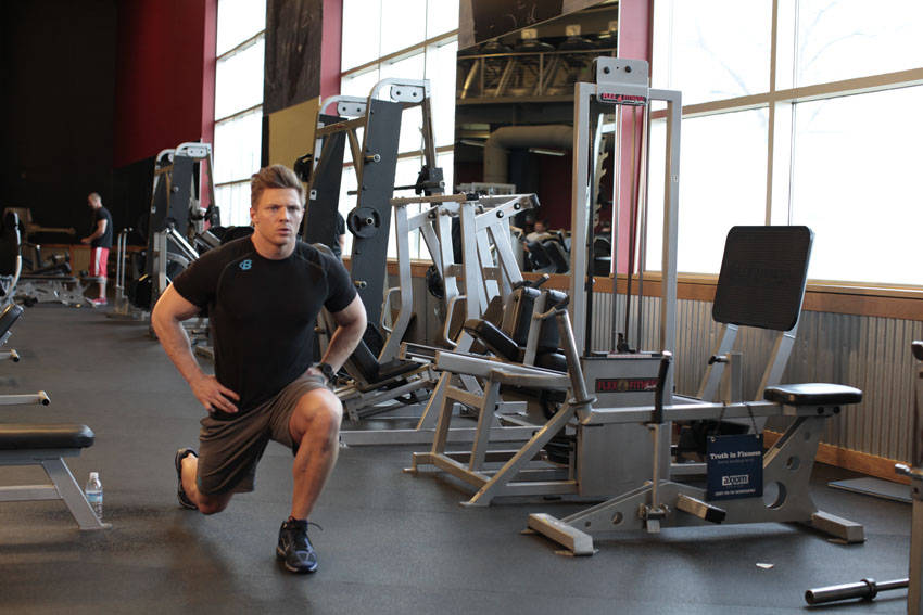 Walking Lunges - Finish position