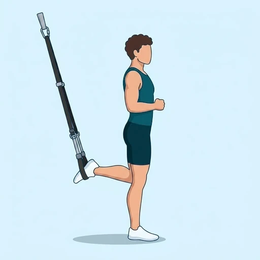 TRX Lunge - Start position