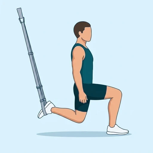 TRX Lunge - Finish position