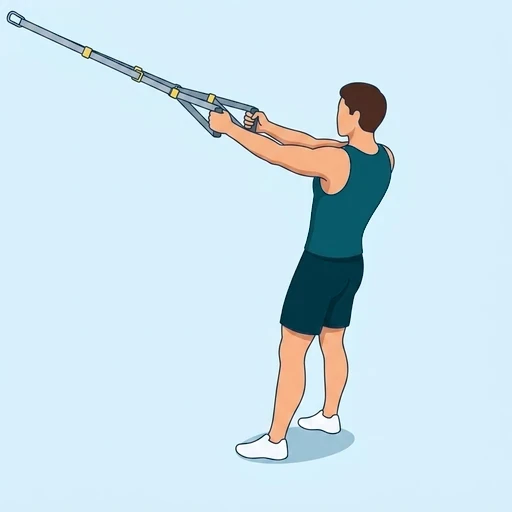 TRX Face Pull - Start position