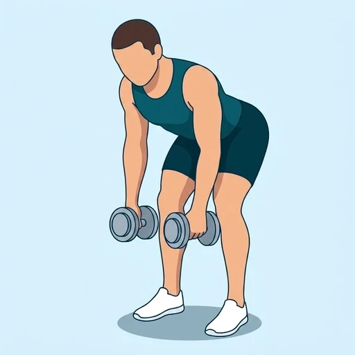 Bent-Over Reverse Fly - Start position