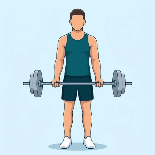 Barbell Curl - Start position