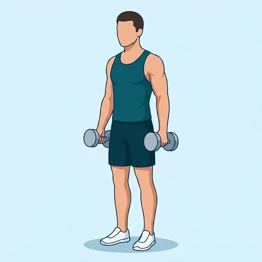 Hammer Curls - Start position
