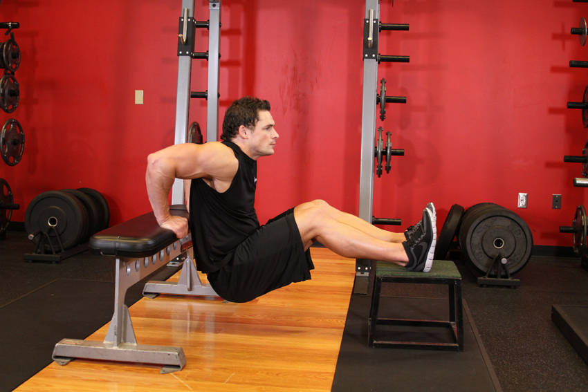 Bench Dips - Finish position