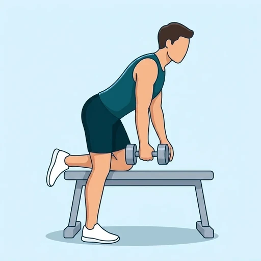 Triceps Kickback - Start position