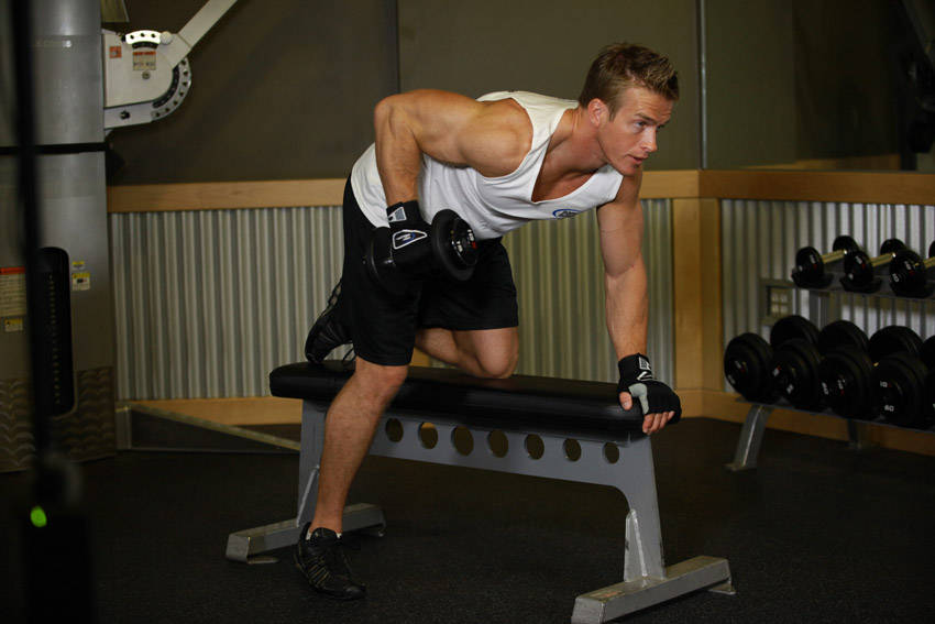 Triceps Kickback - Finish position