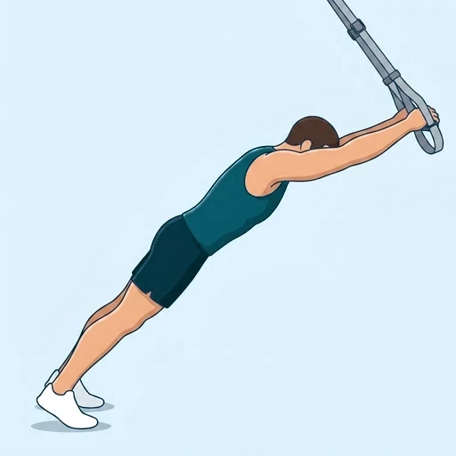 TRX Triceps Extension - Finish position