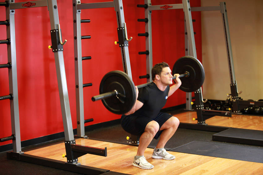 Barbell Squat - Finish position