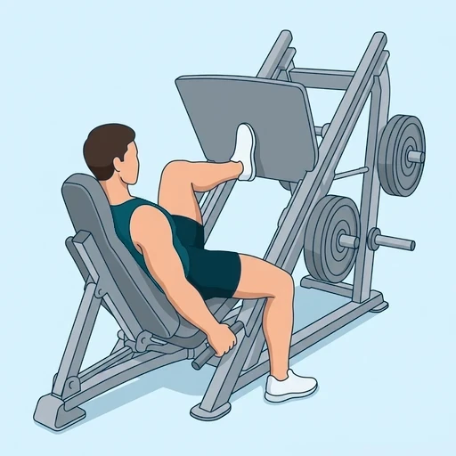 Single-Leg Press - Start position