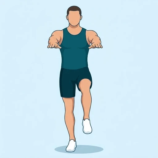 Pistol Squat - Start position