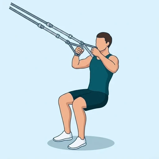 TRX Squat - Finish position