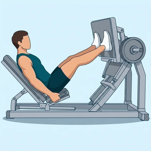 Horizontal Leg Press - Finish position