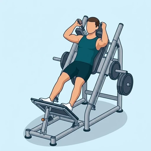 Hack Squat - Start position
