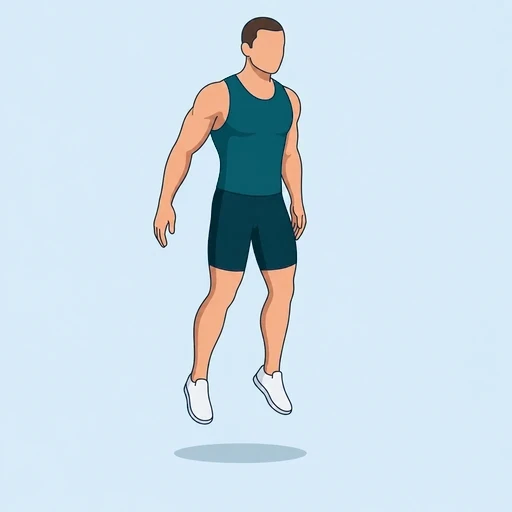 Jump Squat - Finish position