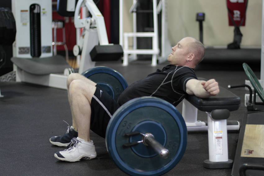 Barbell Hip Thrust - Start position