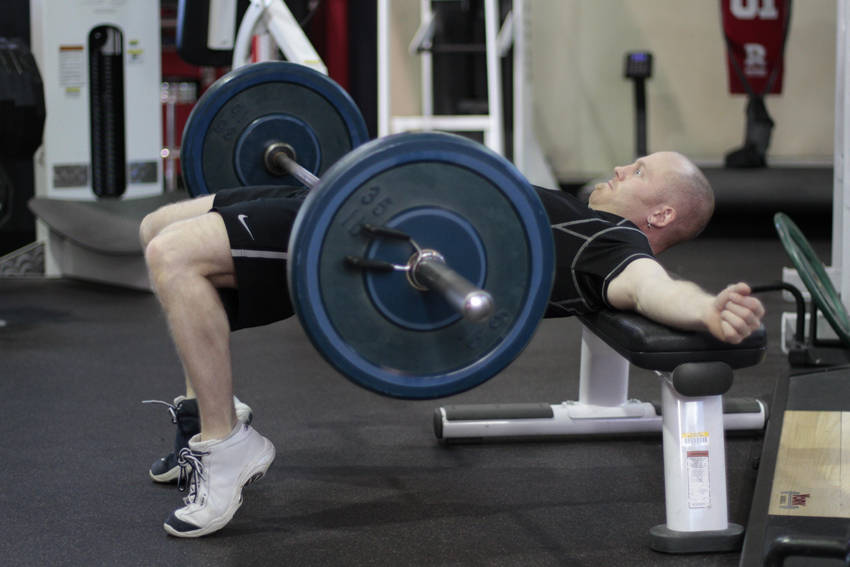 Barbell Hip Thrust - Finish position