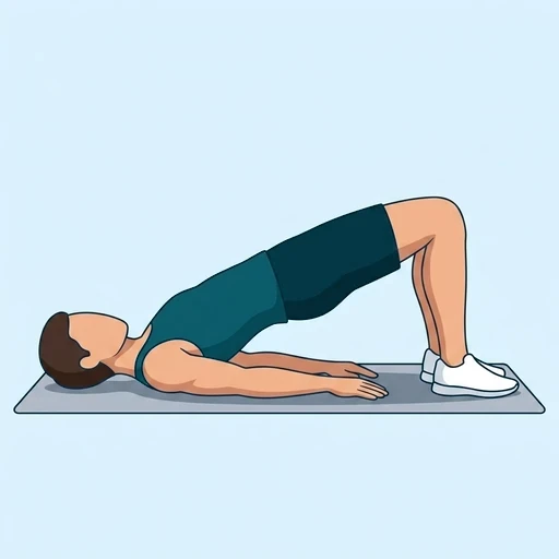 Glute Bridge - Finish position
