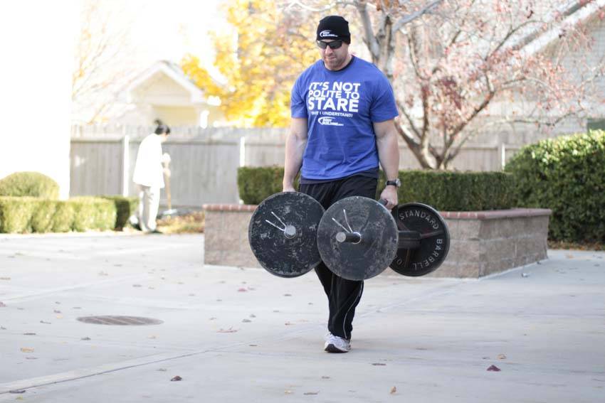 Kettlebell Farmer's Walk - Finish position