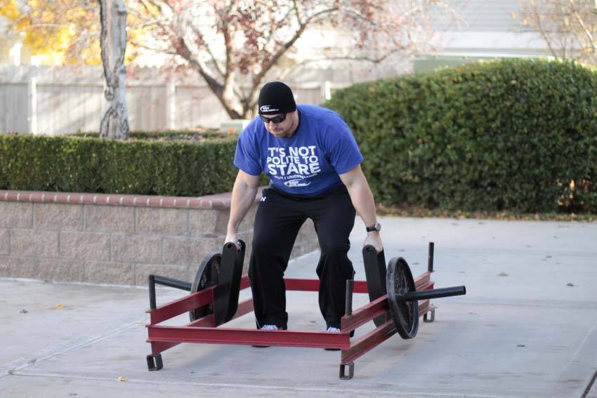 Barbell Farmer's Hold - Start position
