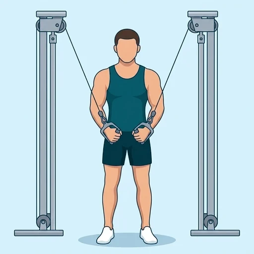 Cable Fly - Finish position