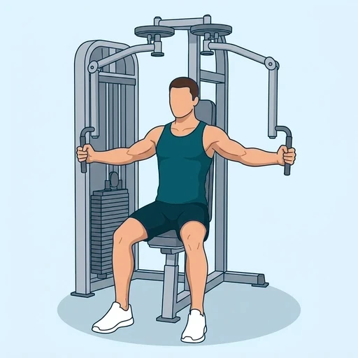 Pec Deck Fly - Start position