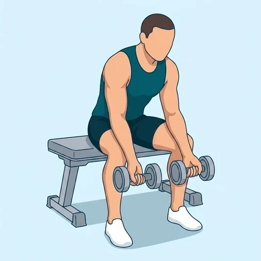 Wrist Curls - Start position
