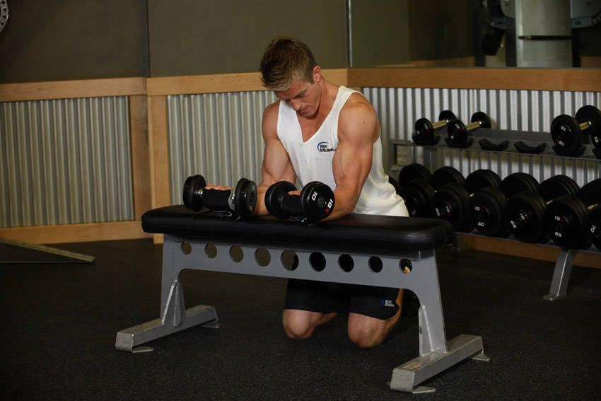 Wrist Curls - Finish position