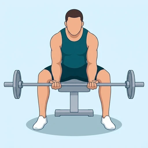 Barbell Wrist Curl - Start position