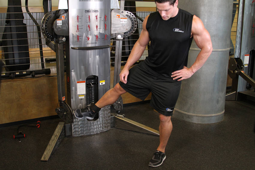 Cable Hip Adduction - Start position