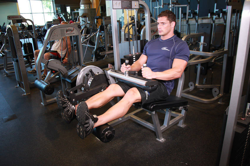 Seated Leg Curl - Start position