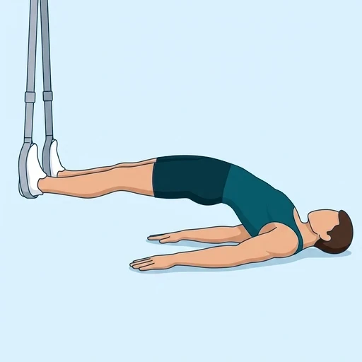TRX Hamstring Curl - Start position