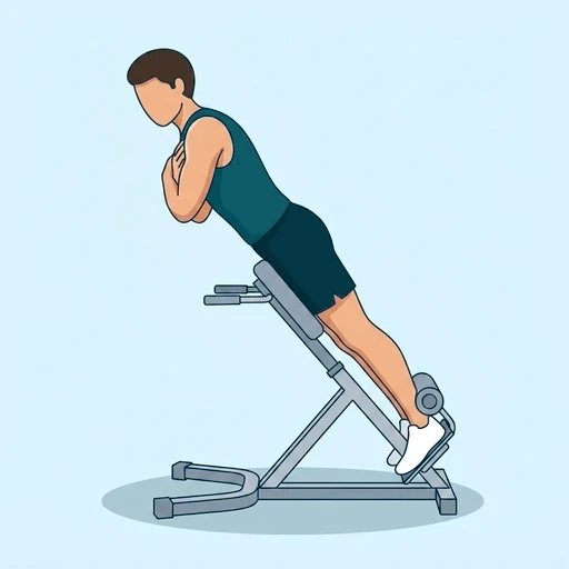 Back Extension (45°) - Finish position