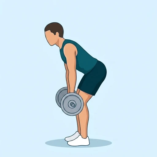 Romanian Deadlift - Finish position