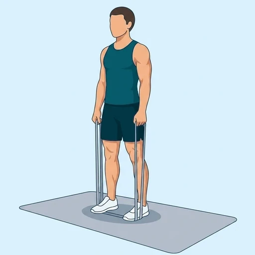 Band Romanian Deadlift - Finish position