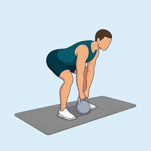 Kettlebell Deadlift - Start position