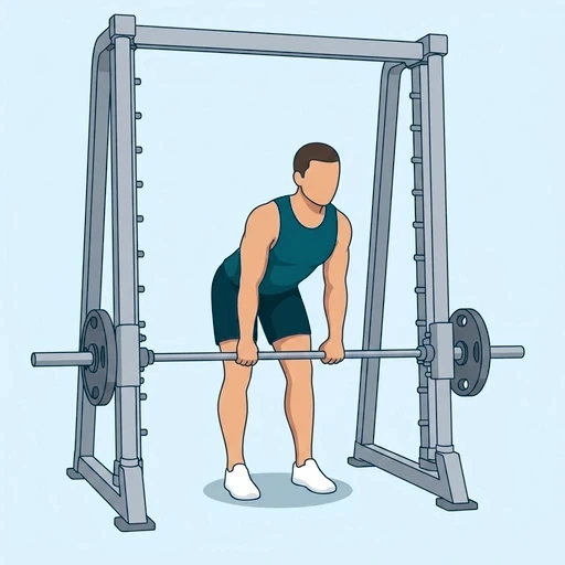 Smith Machine RDL - Start position