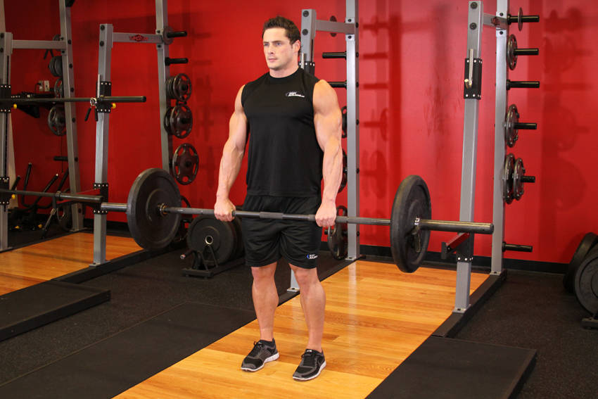 Conventional Deadlift - Finish position