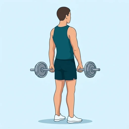Conventional Deadlift - Finish position