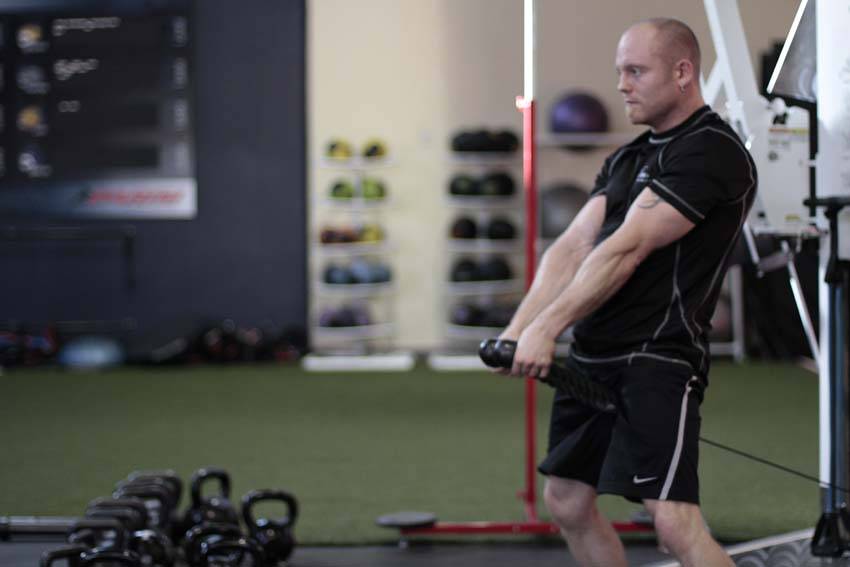 Cable Pull-Through - Finish position