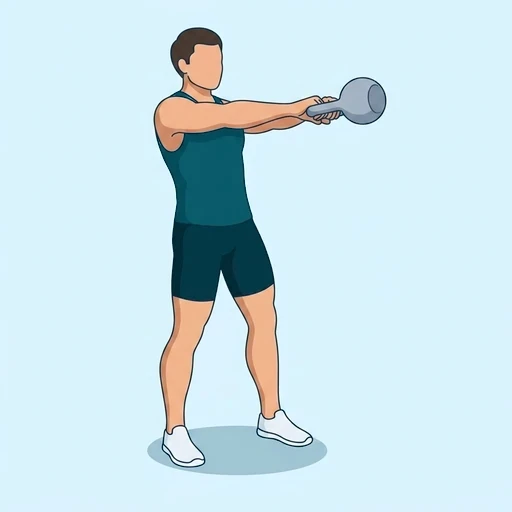 Kettlebell Swing - Finish position