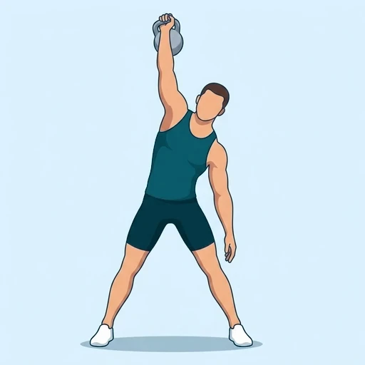 Kettlebell Windmill - Start position