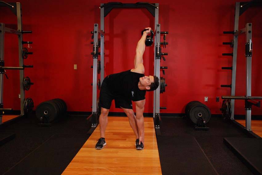 Kettlebell Windmill - Finish position