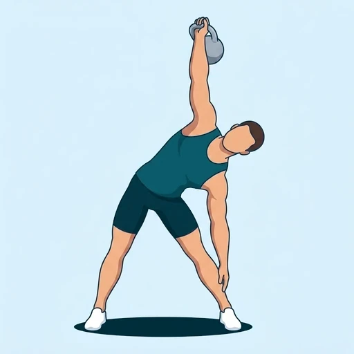 Kettlebell Windmill - Finish position