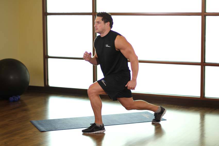 Split Squat - Finish position