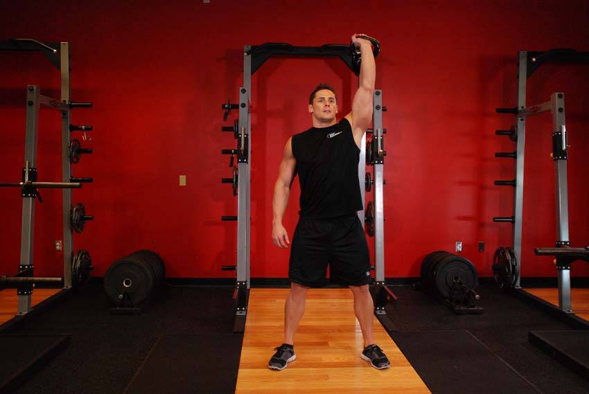 Kettlebell Split Squat - Start position