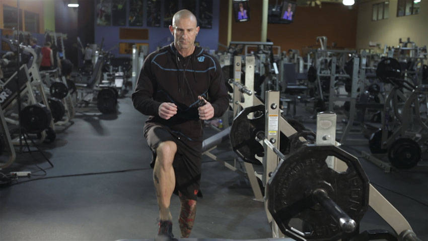Bodyweight Step-Ups - Start position