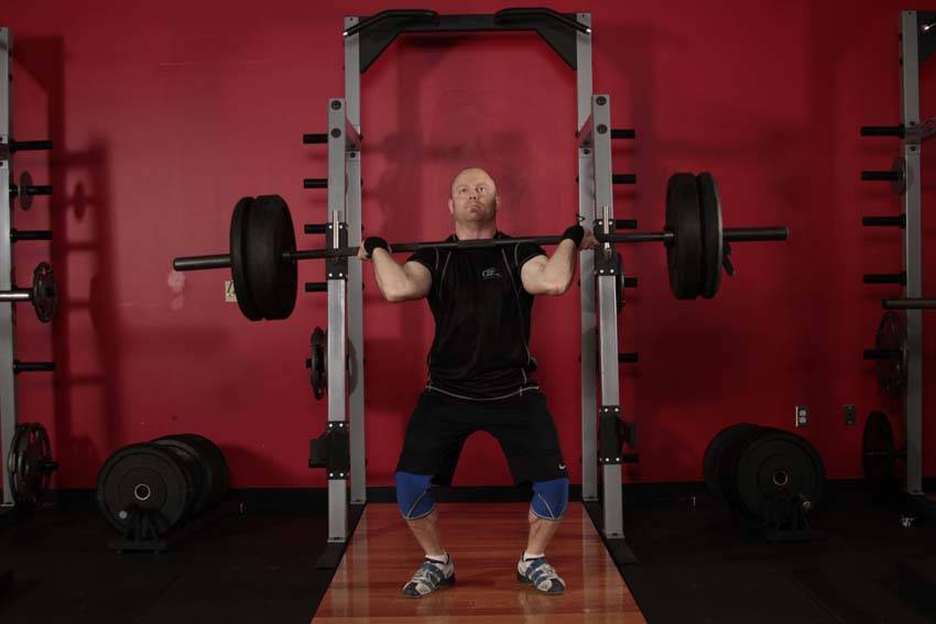 Barbell Push Press - Finish position