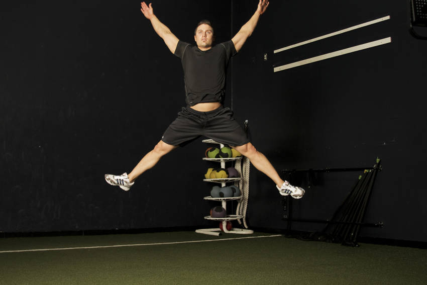 Star Jumps - Finish position