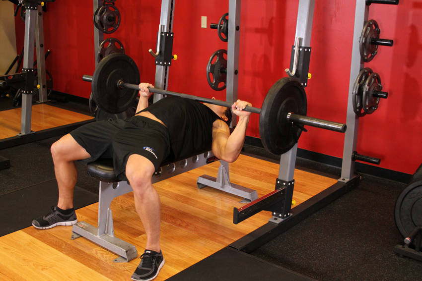 Barbell Bench Press - Finish position